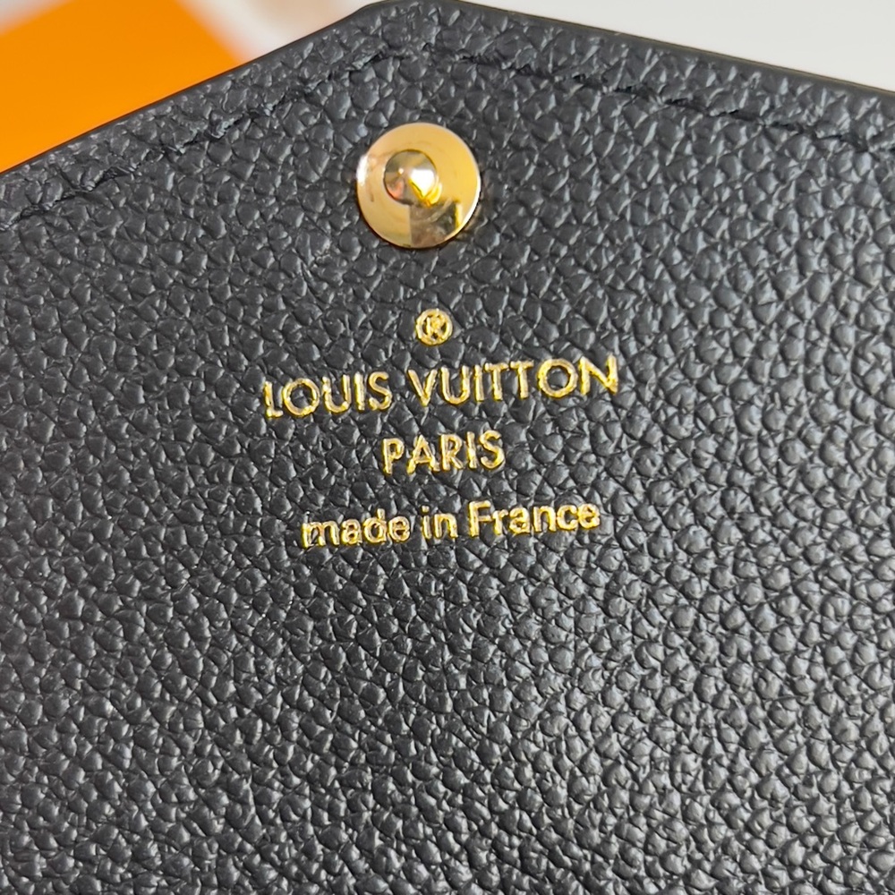 SOLD-Authentic Louis Vuitton Key Pouch Mng Empreinte Black - Picture 5 of 16